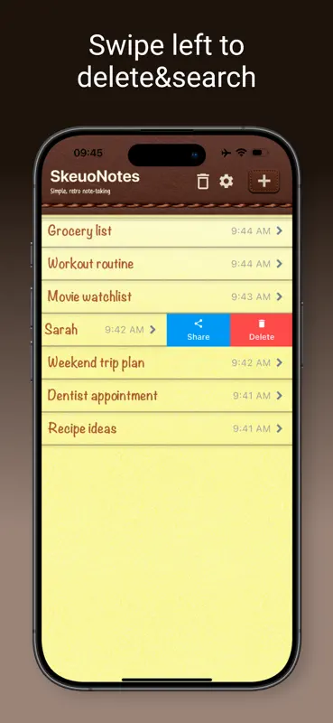 SkeuoNotes screenshot 5 of 7
