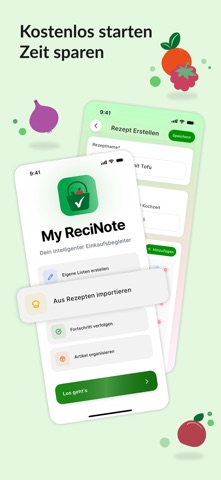 My ReciNote: Rezepte & Einkauf screenshot