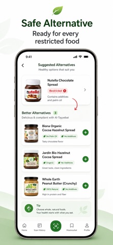 Attayebat: Food Scanner AI iPhone screenshot