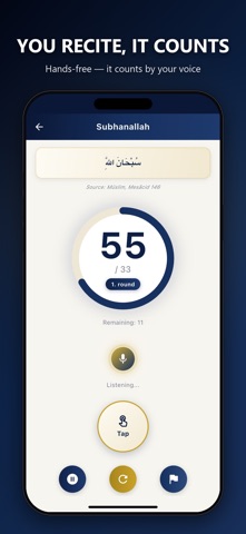 Vocal Tasbeeh - Dhikr Counter screenshot