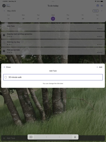 Do it Diary Todo Task Reminder iPad screenshot