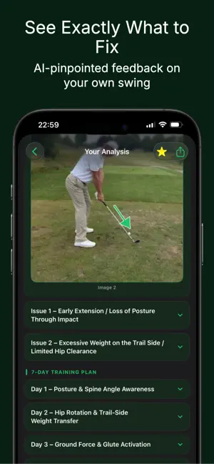 GolfSwing - Ai analyser screenshot 2