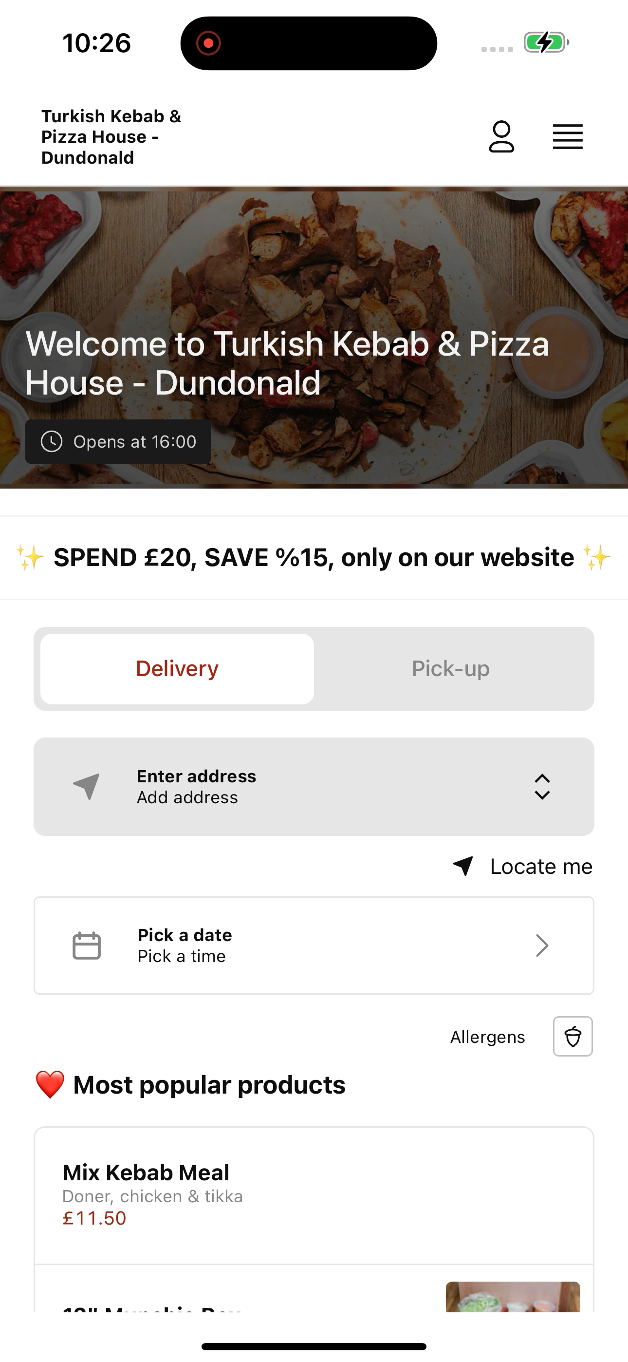 Turkish Kebab & Pizza House UK screenshot 5
