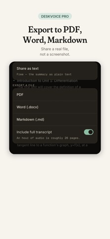 DeskVoice: AI Meeting Notes Screenshot 7 of 8
