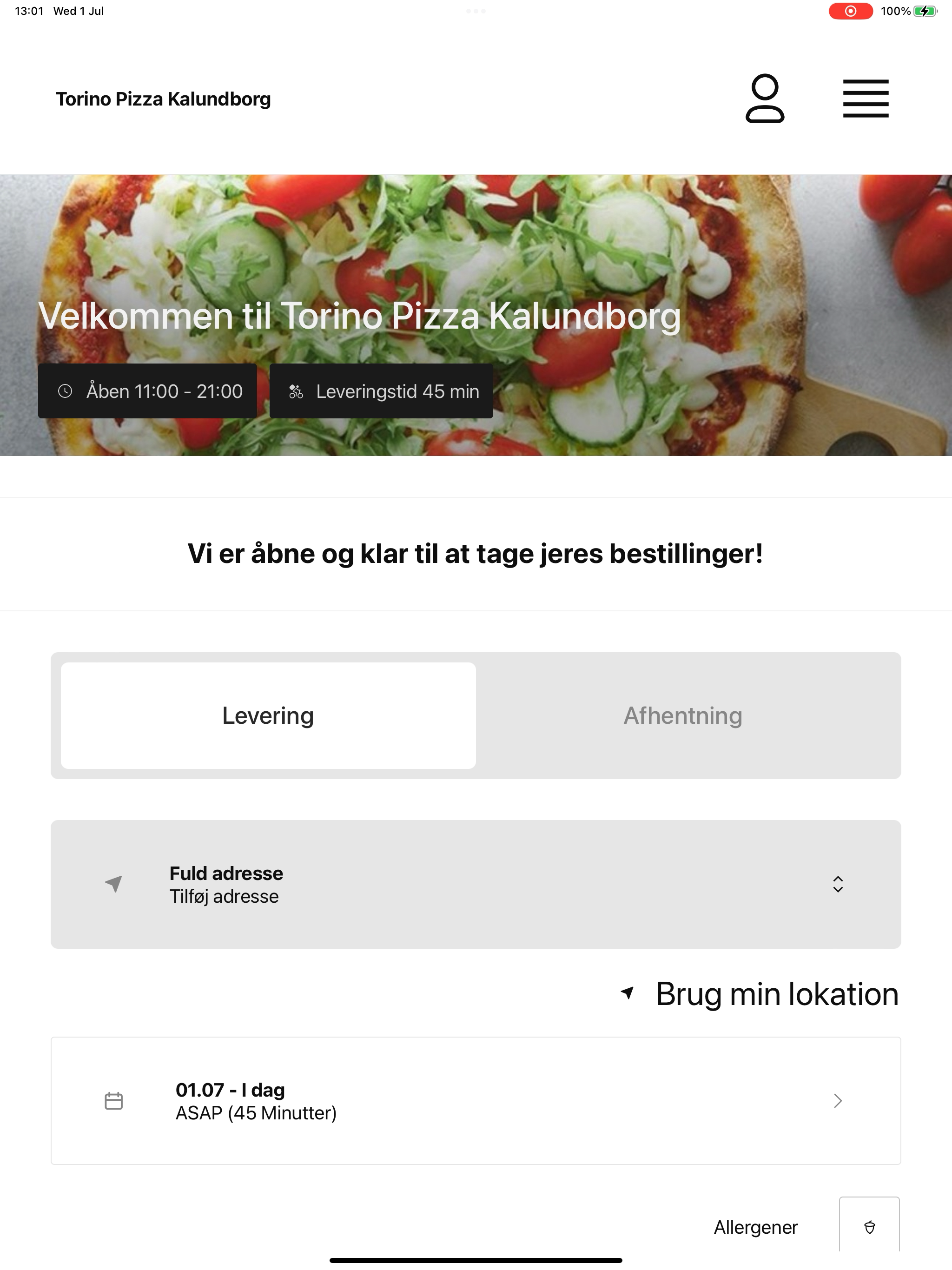 Torino Pizza Kalundborg screenshot 6