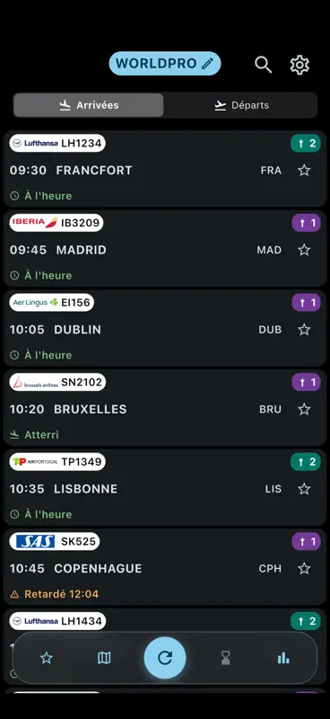 Flight Info Pro: FlightBoard screenshot 1 of 6