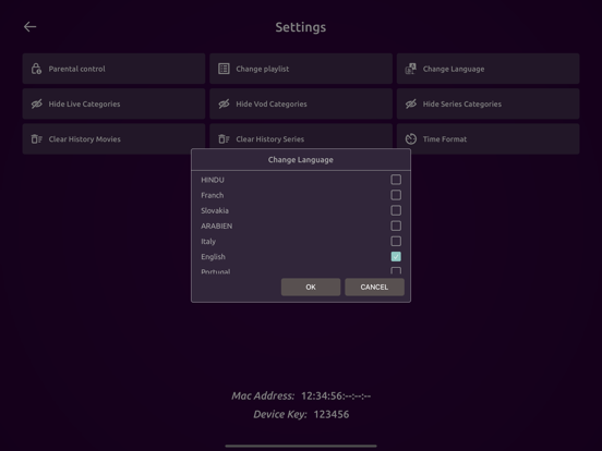 VU PLAYER PRO iPad screenshot 3 - Entertainment app
