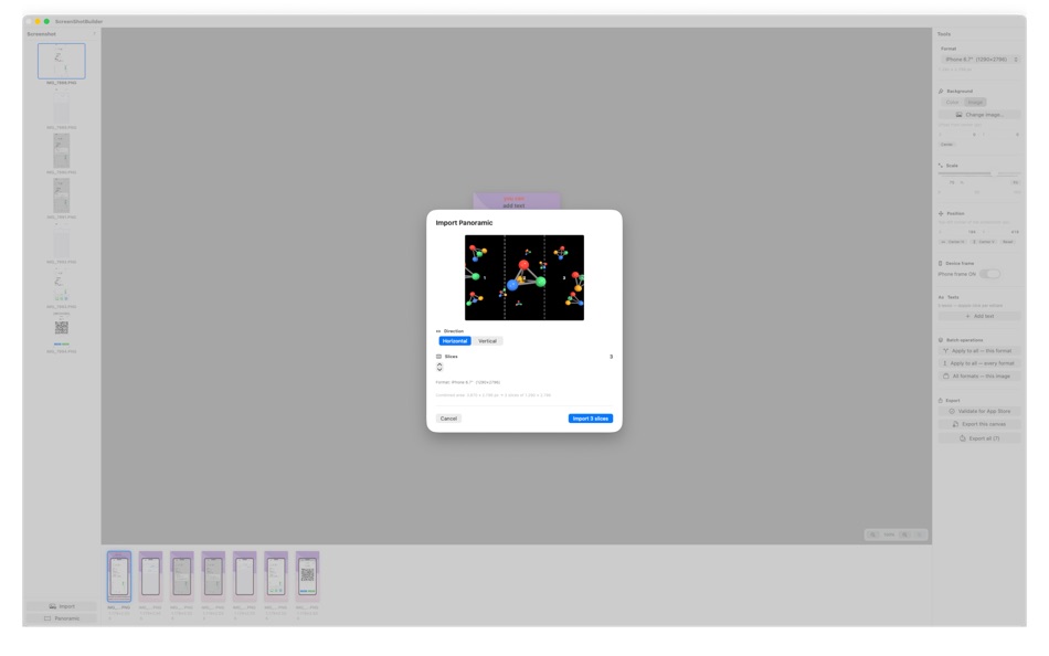 #3. ScreenshotBuilder (macOS) Által: Stefano Rampazzo