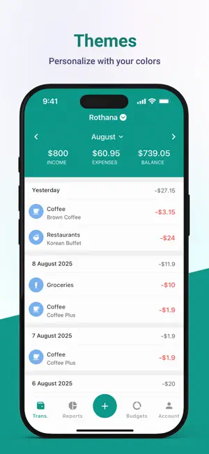 Spentify: Expense Tracker screenshot 3