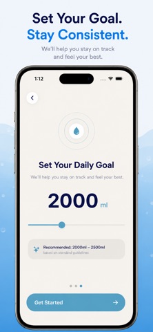 Hydrate — Water Tracker Screenshot 1 of 4