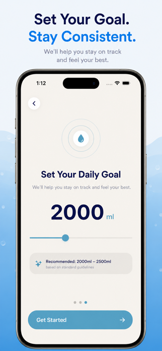 Hydrate — Water Tracker Screenshot 1 of 4