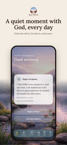 Quiet Waters Devotionals Screenshot 1 of 5