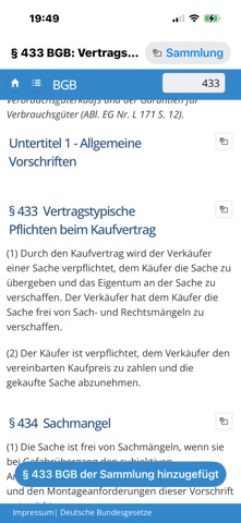 Deutsche Bundesgesetze iPhone screenshot 5