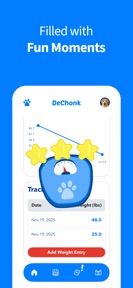 DeChonk - Pet Weight Tracker screenshot