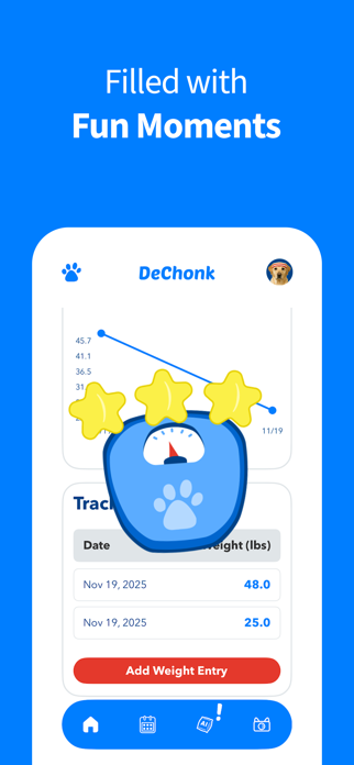 DeChonk - Pet Weight Tracker Screenshot 7 of 7