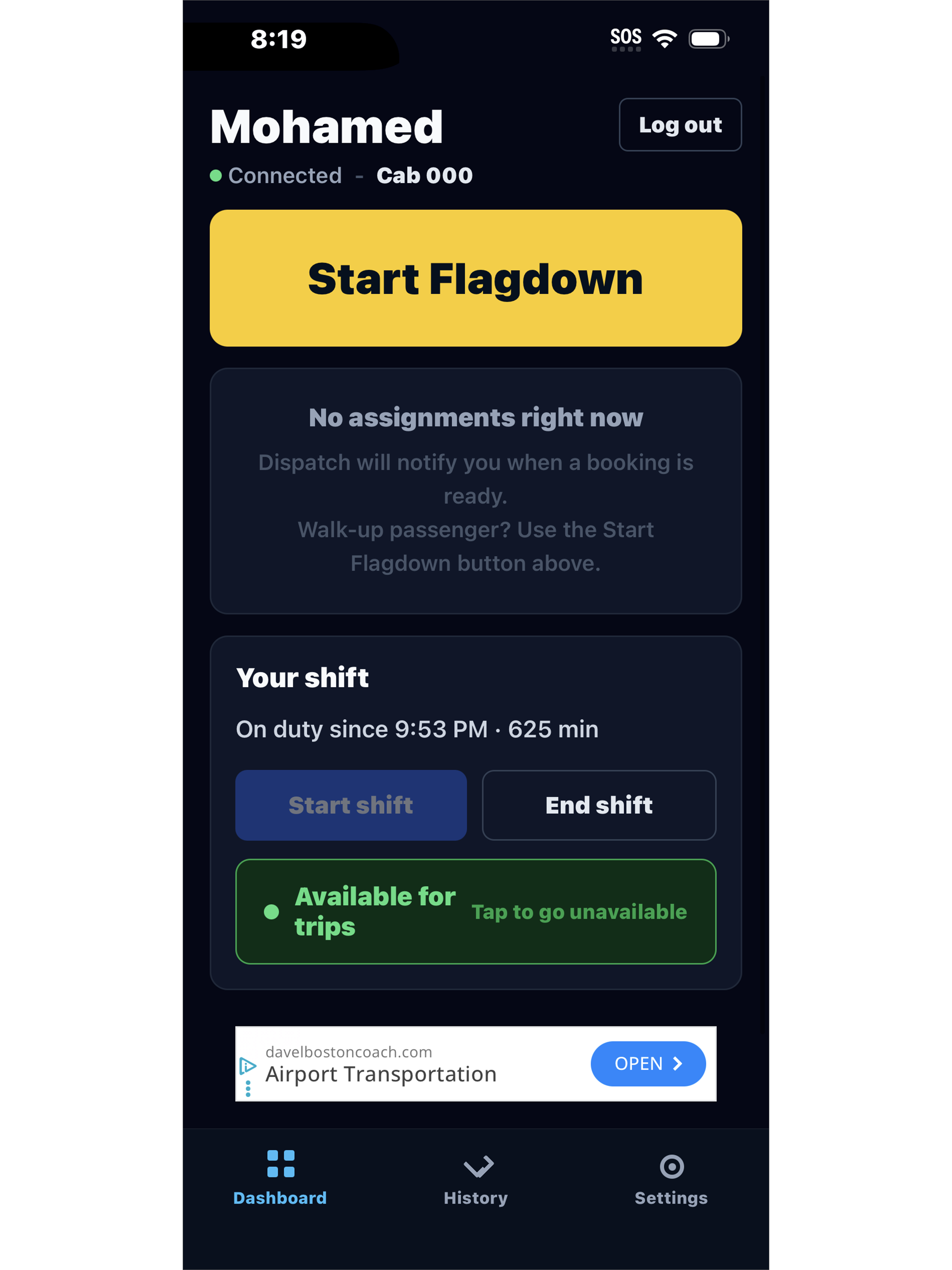 TaxiOps - Driver screenshot 11