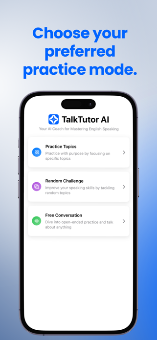 TalkTutor AI Speaking Practice Screenshot 2 of 7