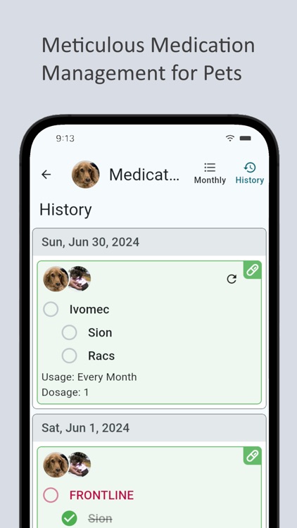 Pet calendar - pet care log screenshot-3