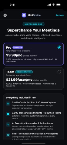 MintScribe: AI Meeting Notes screenshot 6