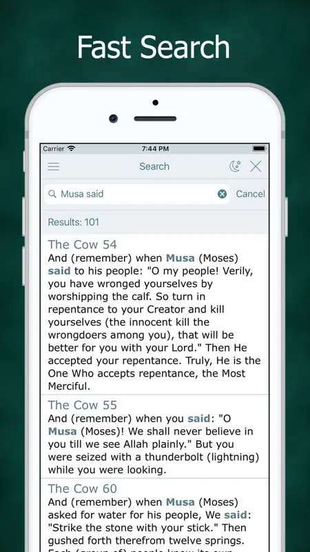 Noble Quran in English & Audio screenshot 3 of 4