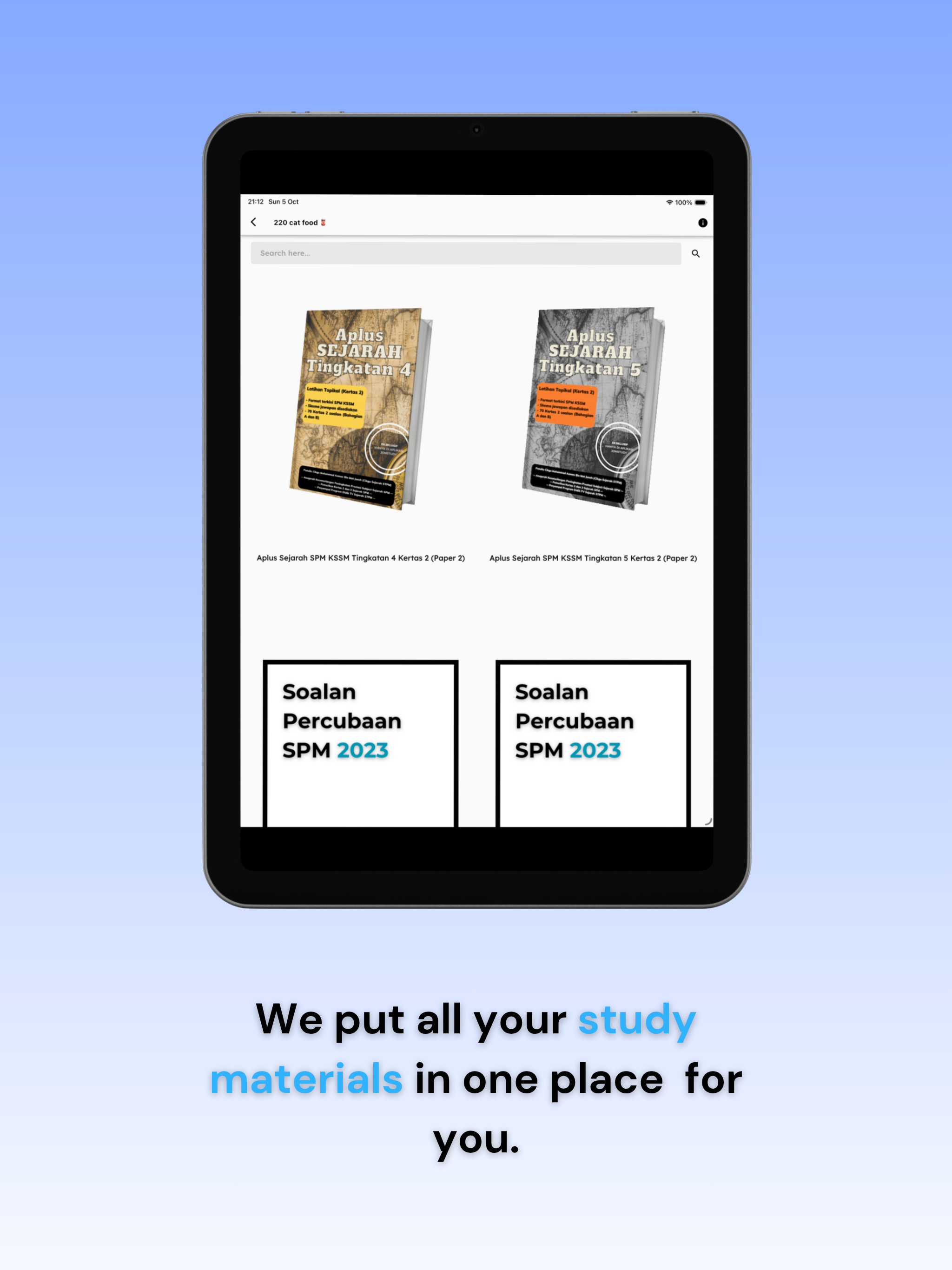 JomStudy - Form 1 - 5 KSSM App
