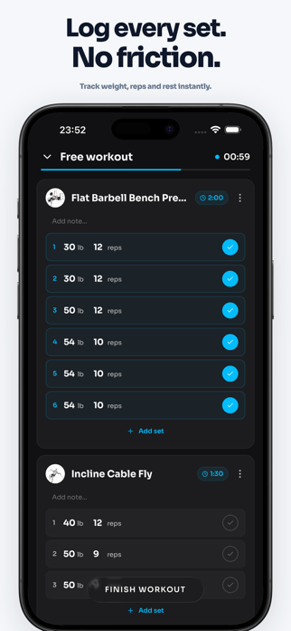 MoreRep: Workout Tracker Screenshot 1 of 5