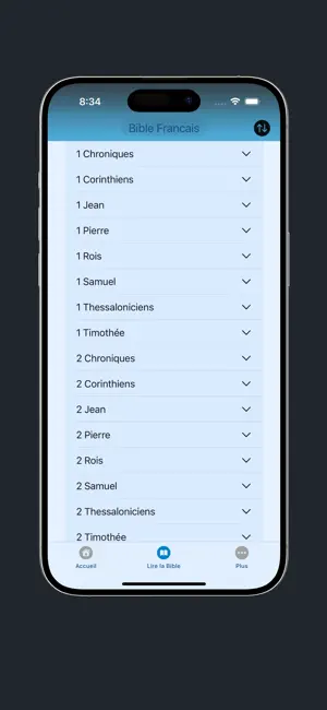 Bible Francais - French Bible screenshot 3