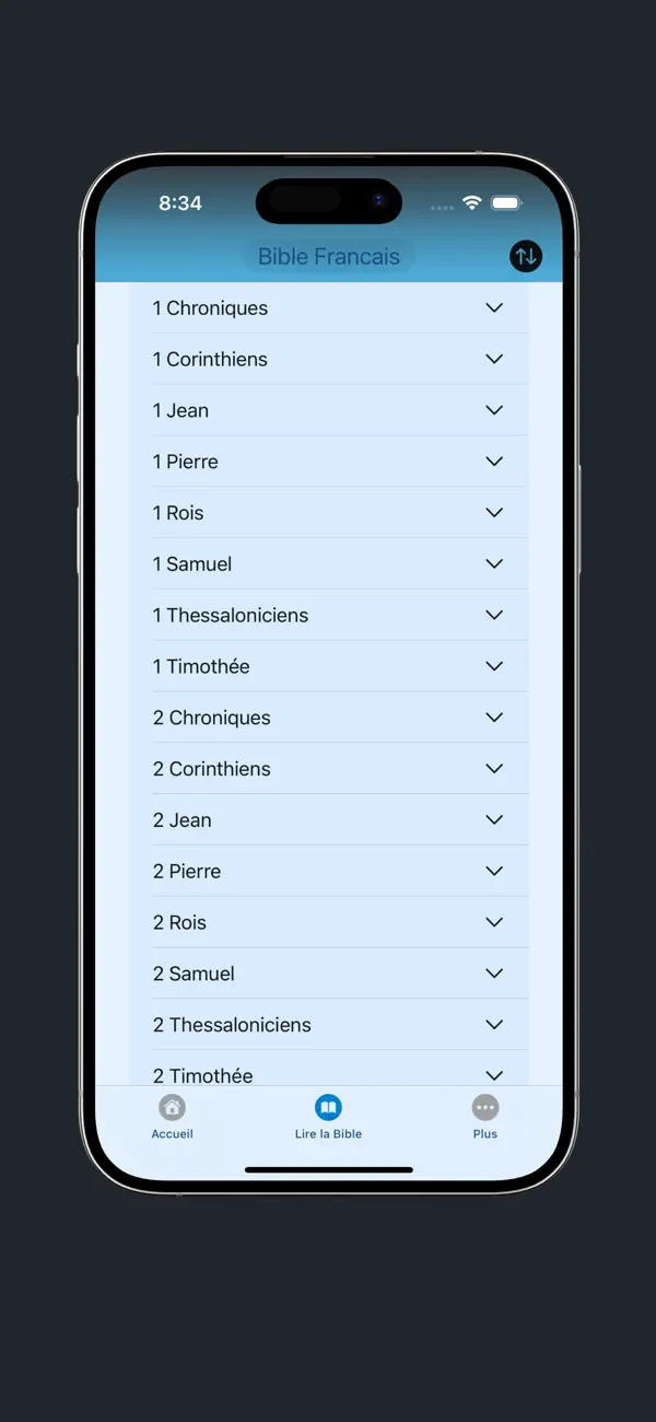 Screenshot #3 pour Bible Francais - French Bible
