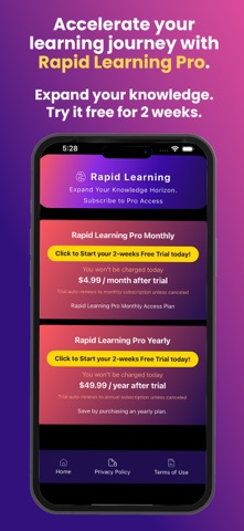 Rapid Learning screenshot
