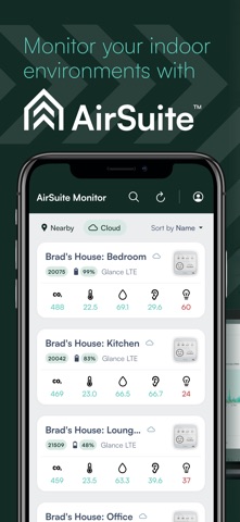 AirSuite Monitor app screenshot