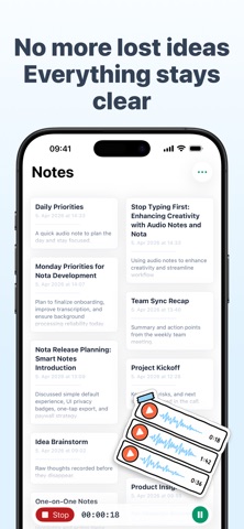 Nota: AI Notes & Knowledge Screenshot 3 of 9