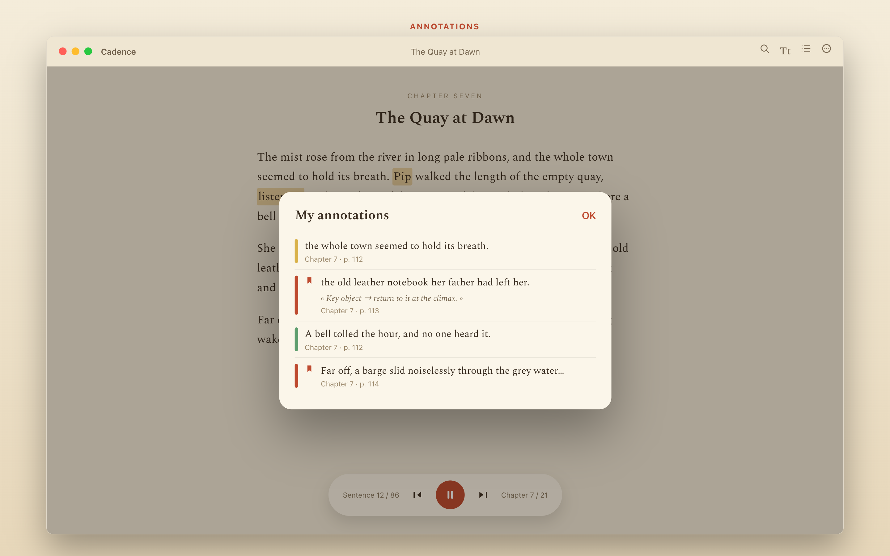 Cadence: Read Aloud screenshot 17