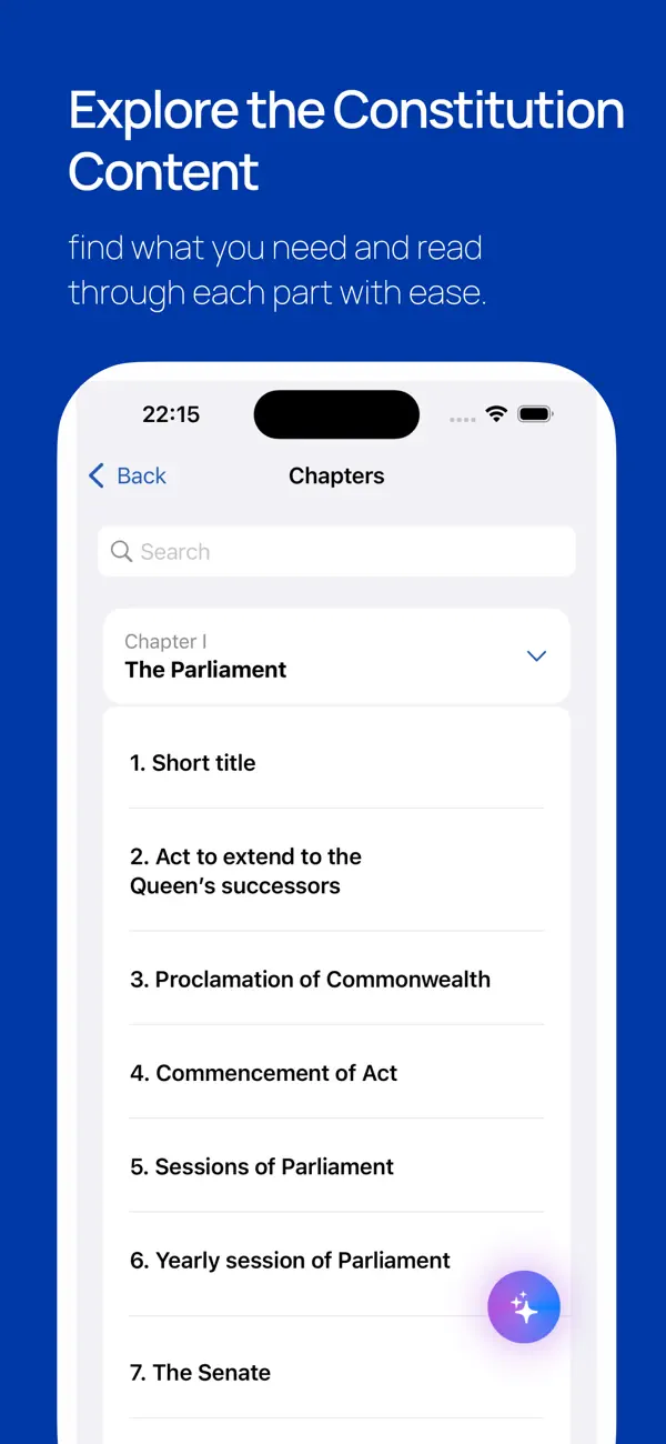 Screenshot #2 pour Australia's Constitution
