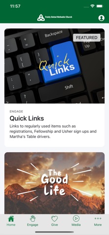 Trinity UMC, McLean VA app screenshot