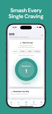 CrushNic - Stop Vaping Tracker Screenshot 3 of 10