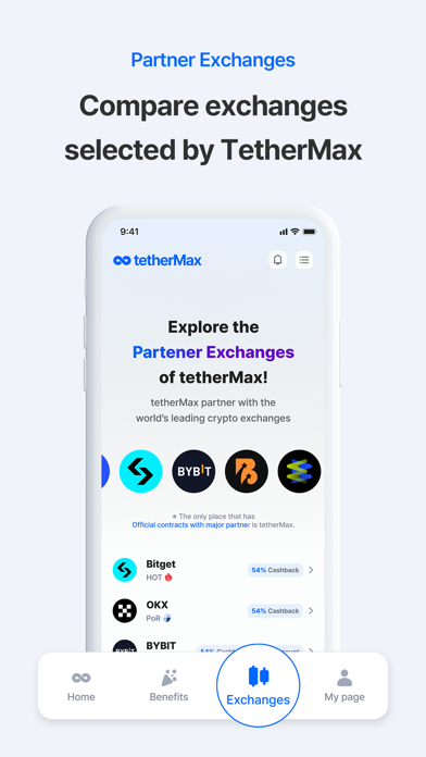 tetherMax Screenshot