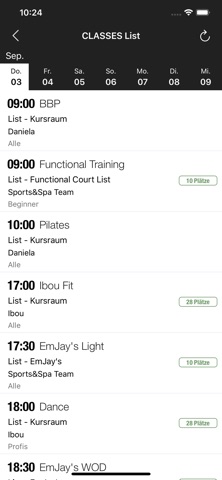 Sports & Spa Hannover screenshot