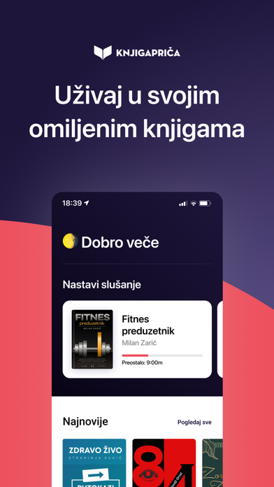 Knjigapriča - audio knjige Screenshot