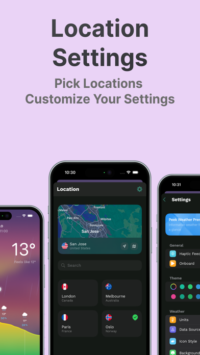 Peek Weather - Rain Forecast Screenshot