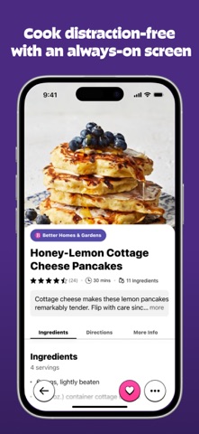 MyRecipes iPhone screenshot