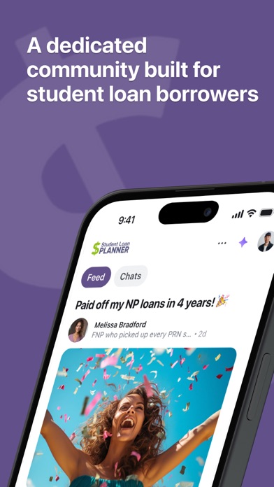 Student Loan Planner iPhone screenshot 1 - Social Networking app