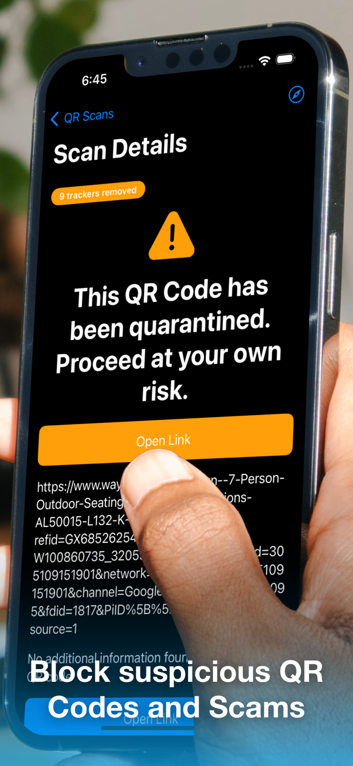 SafeQR Reader • Block Scams