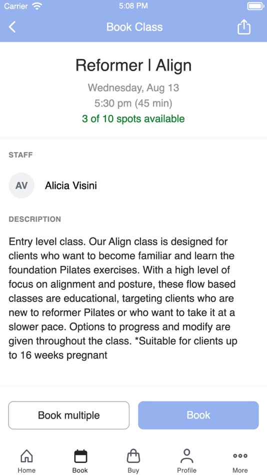 #3. Salt Pilates Studio (iOS) By: Salt Pilates Studio Pty Ltd