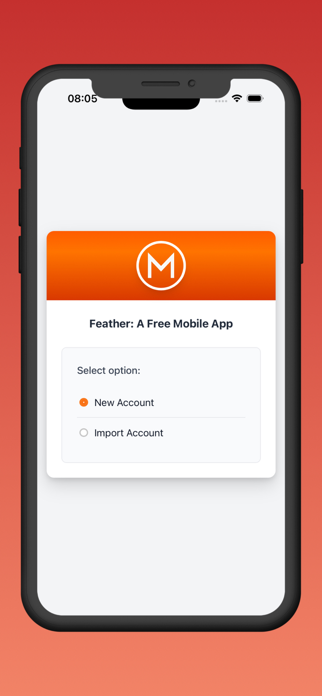 Feather: Mobile App Screenshot 1 of 4