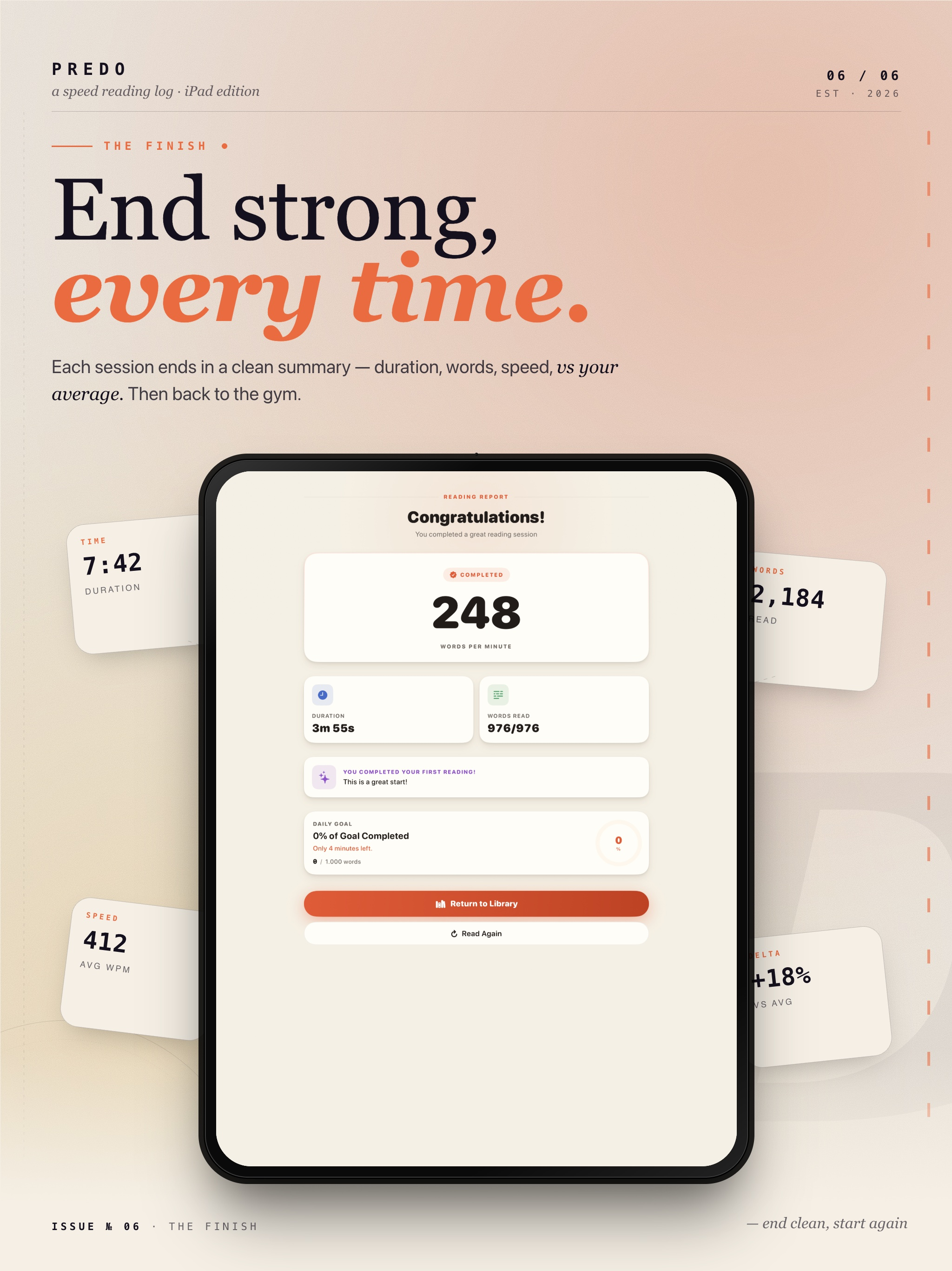 Predo: Speed Reading Trainer screenshot 12