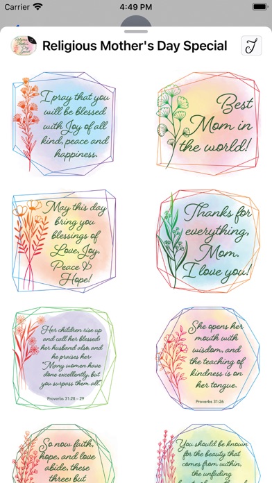 Religious Mother's Day Special Screenshot