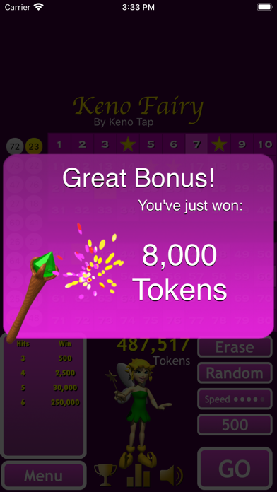 Screenshot 4 of Keno Fairy App