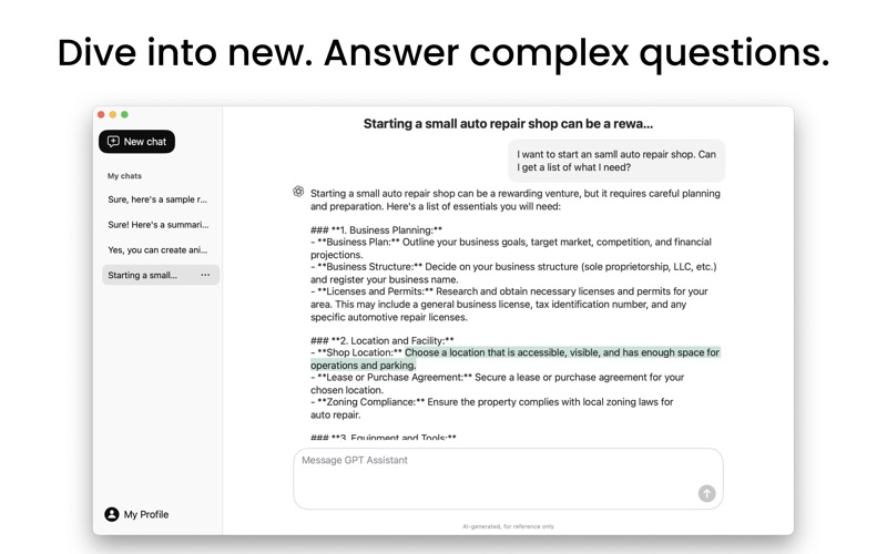 App screenshot