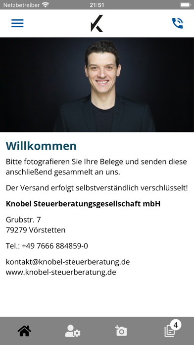 Screenshot #1 pour Knobel Steuerberatungs GmbH