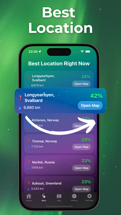 Screenshot #3 pour Aurora Forecast Tracker